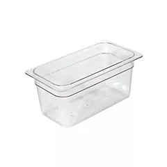 Cambro camwear pan, clear, 1/3 size 6