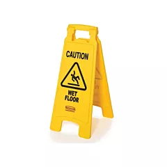Rubbermaid Wet Floor Sign English, Yellow - FG611277YEL 152/