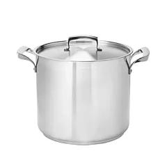 Thermalloy 32 Qt Stock Pot, Stainless Steel