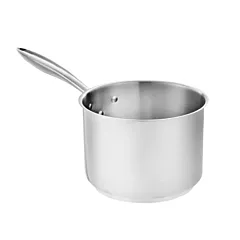 Thermalloy 3.5 Qt Deep Stainless Steel Sauce Pan