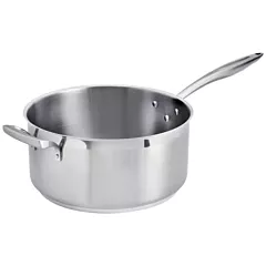 Thermalloy 8 Qt Low Sauce Pan - Stainless Steel