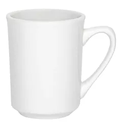 Browne 8.5 Oz Palm Ceramic Mug, White, 12 /Case