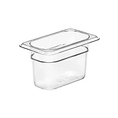 Cambro Camwear Pan, Clear, 1/9 Size, 4