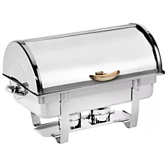 Browne Economy 9 Qt Full Size Chafing Dish with Roll Top Lid