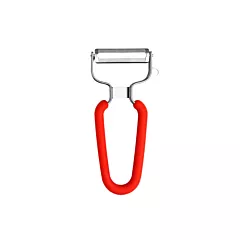 Browne Y Peeler with Serrated Blade, Red