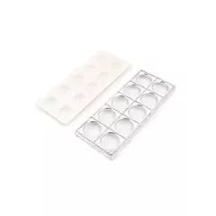 Fox Run 10 Cup Jumbo Ravioli Maker, Aluminum(57672)