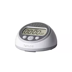 Taylor Super Loud Kitchen Timer,  95 db, White(5873)