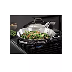 Zwilling J.A. Henckels TruClad Wok w/ Lid & Rack Insert 13