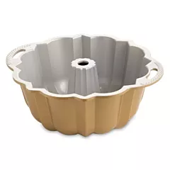 Nordic Ware 10 - 15 Cup Anniversary Bundt Pan, Gold