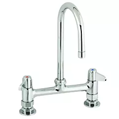 T&S Brass Equip Deck Mount Swivel Faucet, 8