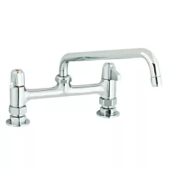 T&S Brass Equip Deck Mount Swivel Faucet, 8
