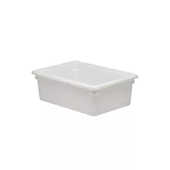 Cambro camwear poly food box, white, 18
