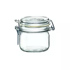 Bormioli rocco verre fido jar w/ snap couvercle, 7.75 oz - 4949q45
