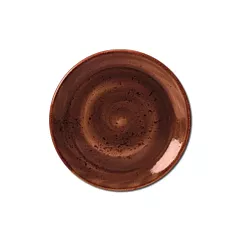Steelite craft coupe plate, terracotta, 6