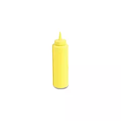 Vollrath Slim Profile Squeeze Dispenser, Yellow, 12 oz - 520
