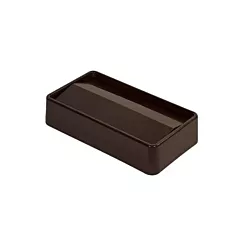 Carlisle trimline swing top couvercle, dark brown - 376/342024 69