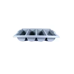 Magnum 4 Compartment Cutlery Box, Grey - MAG3640 376/MAG3640