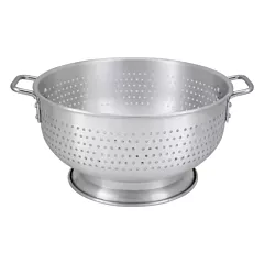 Winco 16 Qt Colander, Aluminum - ALO-16BH