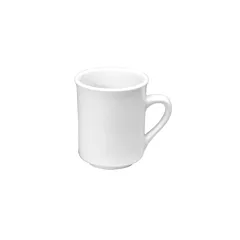 Oneida Bright White Cafe Mug, White, 8 oz 3DZ - F8000000560