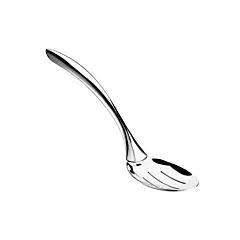 Browne Eclipse Stainless Steel Slotted Serving Spoon, 10