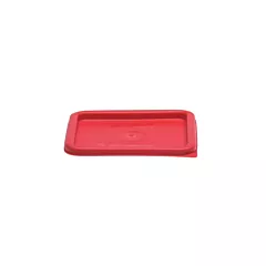 Cambro CamSquare Lid, Red, for 6-8 qt - SFC6451 025/sfc6451