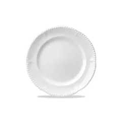 Churchill buckingham plate, white, 8.5