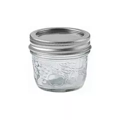 Bernardin 125 ml Mason Jar Glass 12 /Case