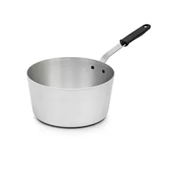 Vollrath 682185 Wear-Ever 8.5 Quart Sauce Pan Aluminum with Silicone Handle