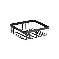 G.e.t. square wire basket, metallic gray - 689/wb-662-mg