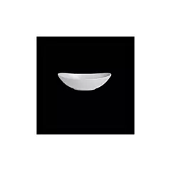 Steelite Varick 1.75 Oz Oval Bowl, White 36/Case(6900E585)