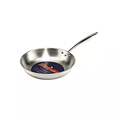 Browne thermalloy stainless steel deluxe fry pan, 7.8