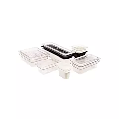 Cambro camwear pan, clear, 1/2 size 2.5