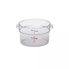Cambro Camwear Round Container, Clear, 2 qt - CW2135 025/CW2