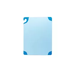 San jamar saf-t-grip cutting board, blue, 12â€ x 18â€ - cbg121