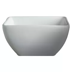Cameo 12 Oz Square Bowl, White 36/Case(710-54)