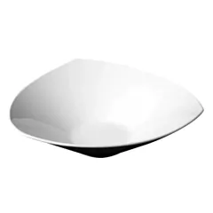 Cameo Delta 32 Oz Triangular Round Bowl, White, 18 /Case(711-08094)