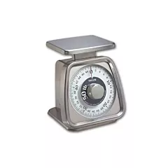 Taylor analog dough scale w/ rotating dial, 50lb - ts50 396/