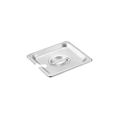 Browne 1/6 Size Steam Pan Cover, Notched