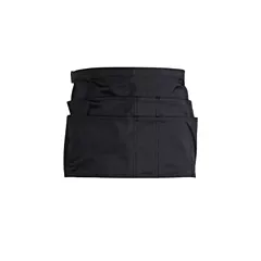 Blackwood 6 Pocket Server Apron, Black - HND106BLK 128/HND10