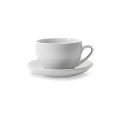 Danesco Jumbo Cup & Saucer, White, 18 oz 2/SET - 17WH 055/17