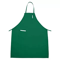 Winco Full Length Bib Apron with Pockets, Bright Green