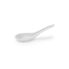 Bia porcelain lotus spoon, white, 6