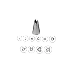 Johnson-rose cake decorating tube, open star, size 2- 100/42