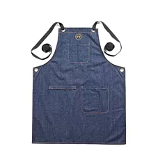 Outset Denim Griller's Apron, One Size, Blue