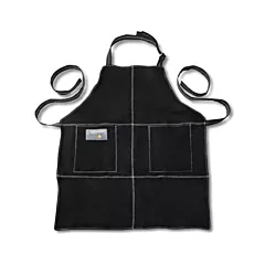 Outset Leather Grill Apron, One Size, Black