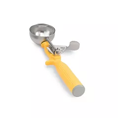 Vollrath color-coded one-piece disher, yellow, 1-5/8 oz - 47
