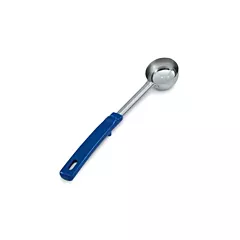 Vollrath spoodle, perforated, w/ grip 'n serv handle, blue,