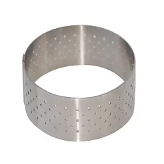 De Buyer Perforated Tart Ring Round