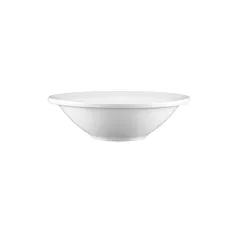 Browne palm ceramic grapefruit bowl, white, 15 oz 3dz - 5639