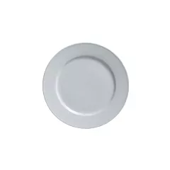 Steelite varick cafe porcelain plate, white, 10.6